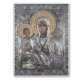 Maagd Maria Drie-Handen Icoon Religieus Sticker (Voorkant)