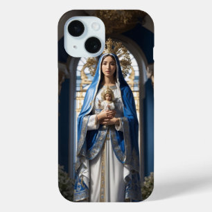 Maagd Maria en Baby Jezus iPhone 15 Case
