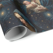 Maagd Maria en Baby Jezus Geboorte Cadeaupapier (Rol Hoek)