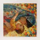 Maagd Maria en Baby Jezus Impressionisme Legpuzzel (Horizontaal)