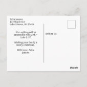 Maagd Maria en Baby Jezus | Kerst van de godsdiens Briefkaart (Achterkant)