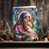 Maagd Maria en Baby Jezus | Kerst van de godsdiens Kaart