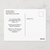 Maagd Maria en Baby Jezus | mozaïekbeeld Briefkaart (Achterkant)