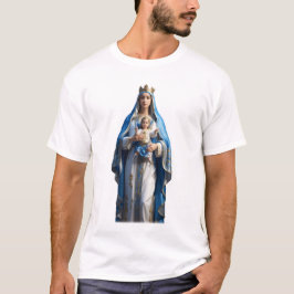 Maagd Maria en Baby Jezus T-shirt