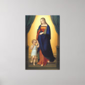 Maagd Maria en de Baby Jesus Religious Canvas Afdruk (Voorkant)