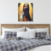 Maagd Maria en de Baby Jesus Religious Canvas Afdruk (Insitu (Slaapkamer))