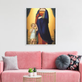 Maagd Maria en de Baby Jesus Religious Canvas Afdruk (Insitu (Woonkamer))