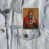 Maagd Maria en het kind Jezus door Jan Rombauer Button (Insitu)