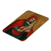 Maagd Maria en het kind Jezus door Jan Rombauer Magneet (Linkerzijde)