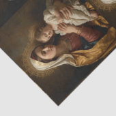 Maagd Maria en Jezus Decoupage Tissuepapier (Detail)