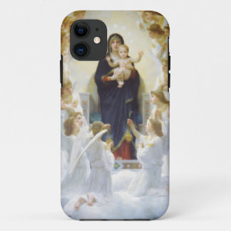 Maagd Maria en Jezus met engelen Case-Mate iPhone Case