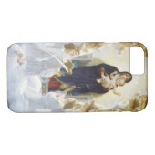 Maagd Maria en Jezus met engelen Case-Mate iPhone Case (Achterkant (Horizontaal))