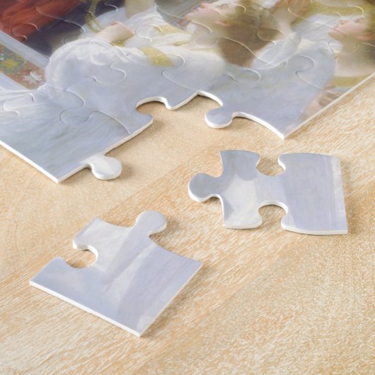 Maagd Maria en Jezus met engelen Legpuzzel (Zijkant)