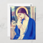 Maagd Maria en Kind door Marianne Stokes Briefkaart (Voorkant / Achterkant)