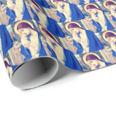 Maagd Maria en Kind door Marianne Stokes Cadeaupapier (Rol Hoek)