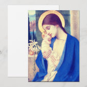 Maagd Maria en Kind door Marianne Stokes Feestdagenkaart (Voorkant / Achterkant)