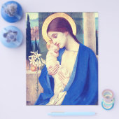 Maagd Maria en Kind door Marianne Stokes Flyer (Enkel)