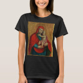 Maagd Maria en kind Jezus door Jan Rombauer T-shirt (Voorkant)
