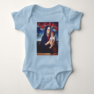 Maagd Maria en Kind Klassieke Religieuze Kunst Romper