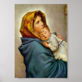 Maagd Maria en Kind Madonna van de Straten Poster