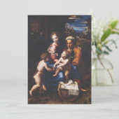 Maagd Maria en kind met Johannes de Doper Kaart (Staand voorkant)
