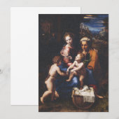 Maagd Maria en kind met Johannes de Doper Kaart (Voorkant / Achterkant)