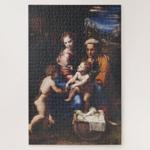 Maagd Maria en Kind met Johannes de Doper Legpuzzel