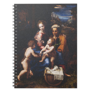 Maagd Maria en Kind met Johannes de Doper Notitieboek