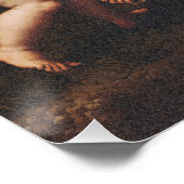 Maagd Maria en Kind met Johannes de Doper Perfect Poster (Hoek)
