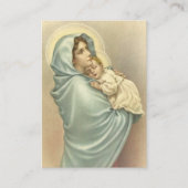 Maagd Maria Express Novena Prayer Card, gelaagd Visitekaartje (Voorkant)