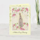  Maagd Maria Fatima Jesus Religious Kaart (Voorkant)