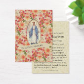 Maagd Maria Funeral Memorial Heilige Kaart (Bureau)