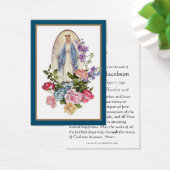 Maagd Maria Funeral Memorial Heilige Kaart (Bureau)
