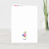 Maagd Maria Gebed Vandaag Wereld Jouw tekst Goud Folie Wenskaart (Achterkant)