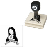 Maagd Maria Guadalupe Mexicaans Religieus Katholie Rubberstempel (Gestempeld)