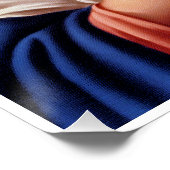 Maagd Maria Heilig Hart Perfect Poster (Hoek)