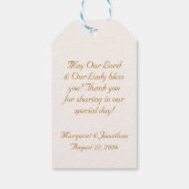 Maagd Maria Huwelijksgunst Labels Cadeaulabel (Achterkant)