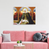 Maagd Maria in de Roos tuin (Albert Edelfelt) Canvas Afdruk (Insitu (Woonkamer))