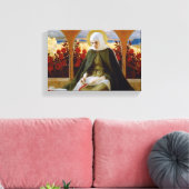 Maagd Maria in de Roos tuin (Albert Edelfelt) Canvas Afdruk (Insitu (Woonkamer))