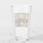 Maagd Maria in de Roos tuin (Albert Edelfelt) Glas (Achterkant)