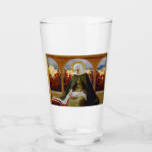 Maagd Maria in de Roos tuin (Albert Edelfelt) Glas (Voorkant)
