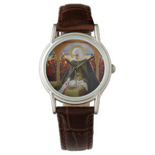 Maagd Maria in de Roos tuin (Albert Edelfelt) Horloge