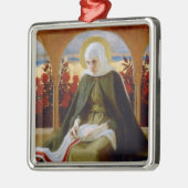 Maagd Maria in de Roos tuin (Albert Edelfelt) Metalen Ornament (Links)