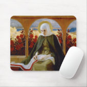 Maagd Maria in de Roos tuin (Albert Edelfelt) Muismat (Met muis)