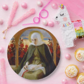 Maagd Maria in de Roos tuin (Albert Edelfelt) Papieren Bordje (Feest)