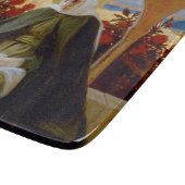 Maagd Maria in de Roos tuin (Albert Edelfelt) Snijplank (Hoek)