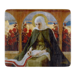 Maagd Maria in de Roos tuin (Albert Edelfelt) Snijplank