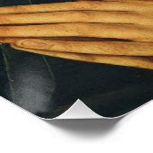 Maagd Maria in gebed Perfect Poster (Hoek)