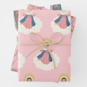 Maagd Maria, inpakpapier Flat Sheet Set van 3 Vel (In situ)