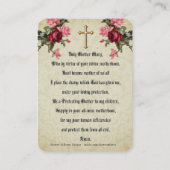 Maagd Maria Jesus Katholieke Moeder Kind Gepit Plaatskaartje (Achterkant)